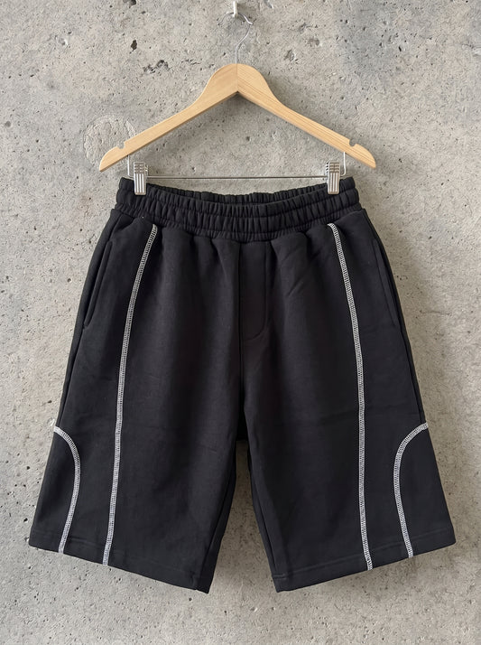 Contrast Shorts, Black